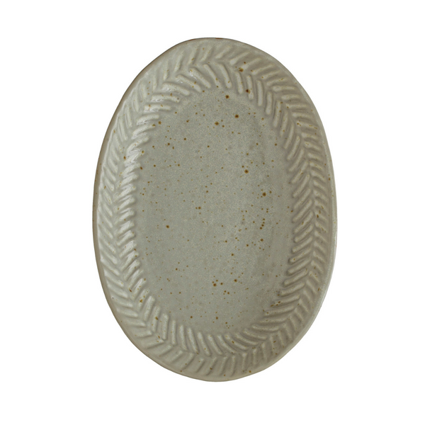 Wreath Debossed Plate
