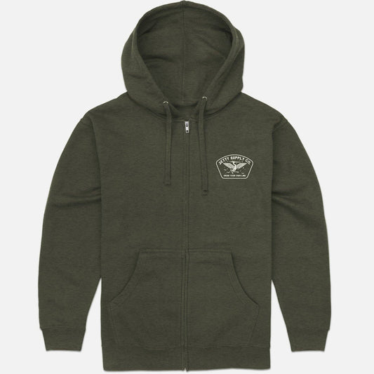 Heron Zip Up Hoodie