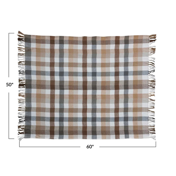 Harvest Cotton Flannel Throw