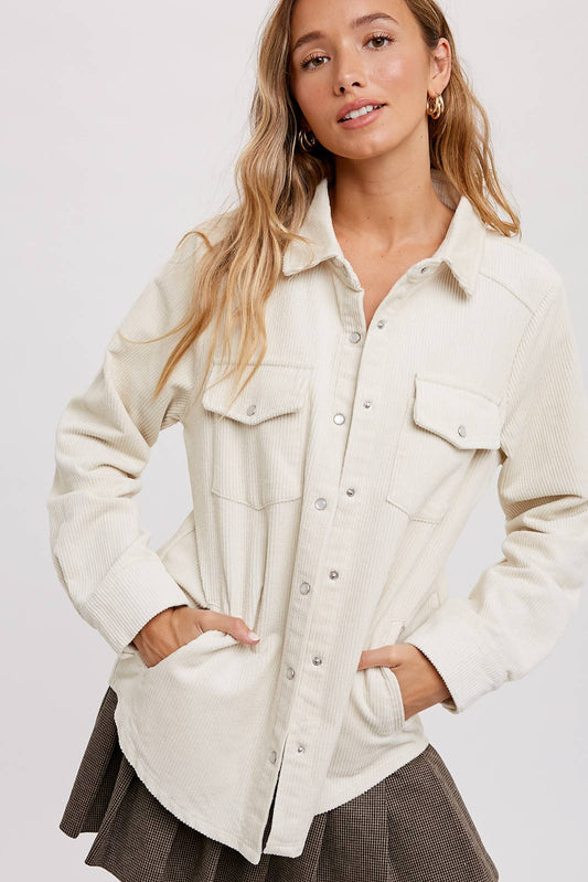 Genie Corduroy Button Down