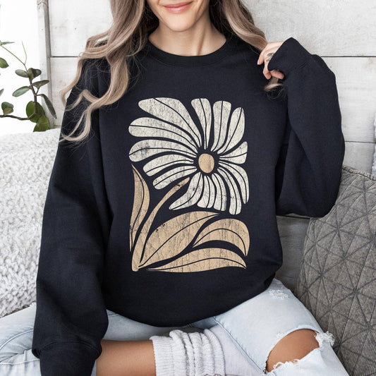 Retro Flower Sweatshirt