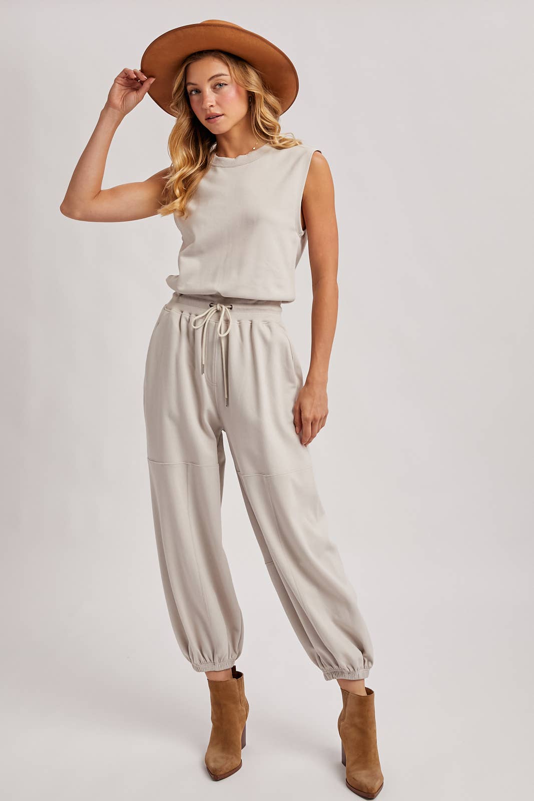 Silvia Drawstring Jumpsuit