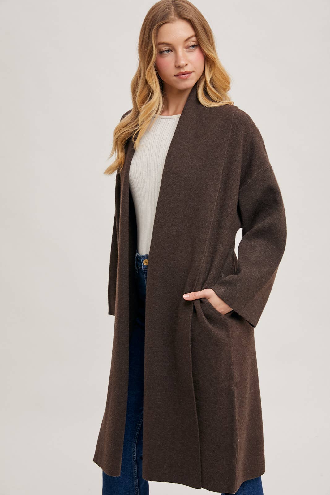 Rylee Open Front Cardigan