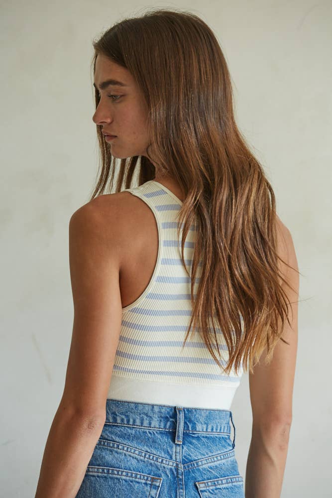 Noelle Striped Racerback