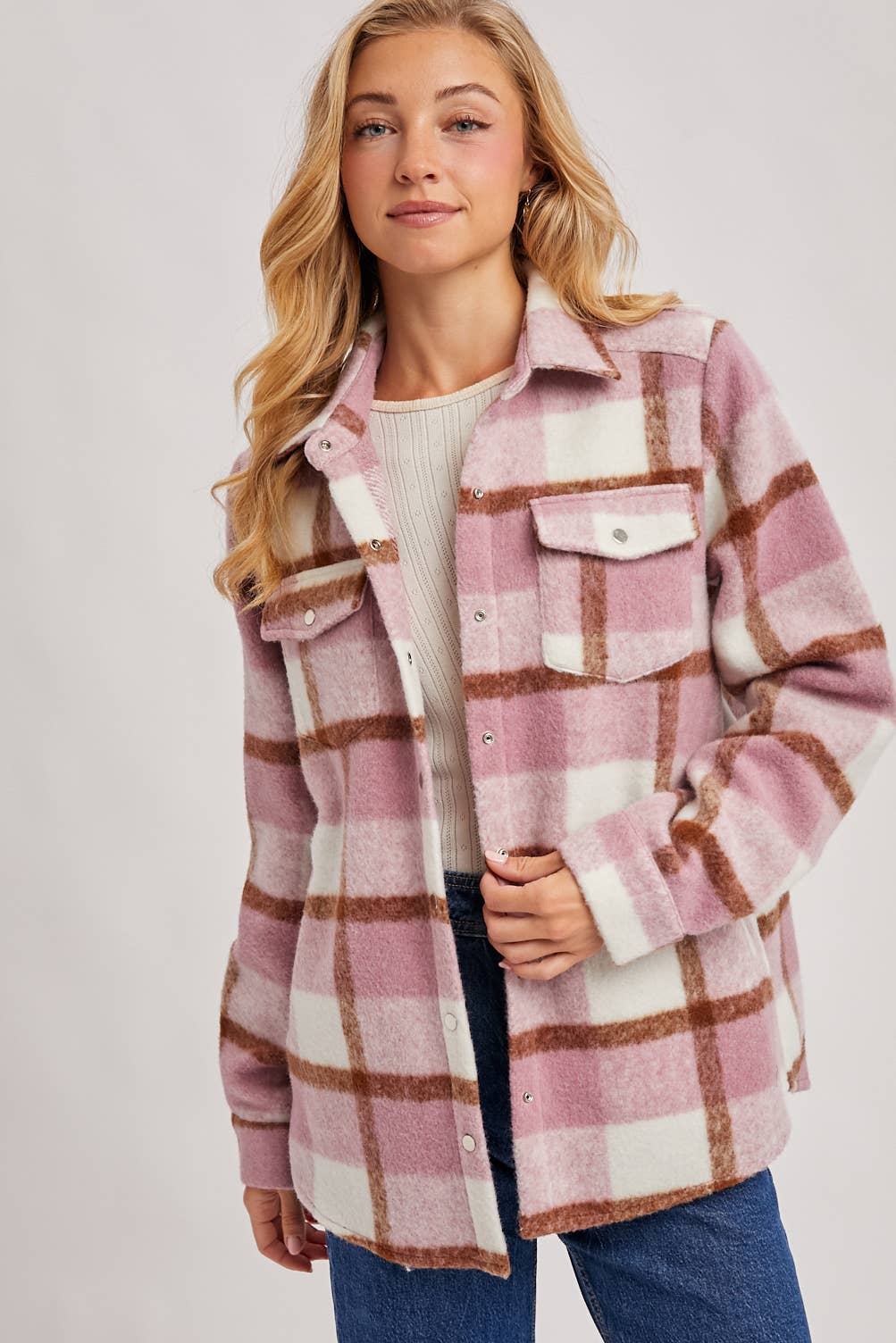 Gina Flannel Shacket