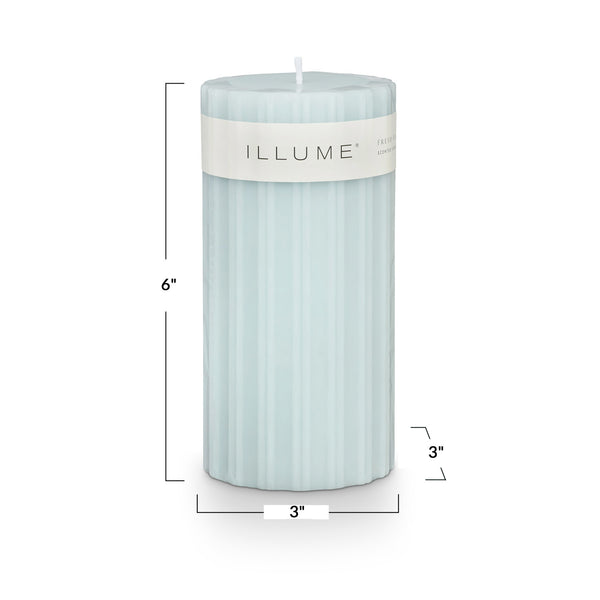 Fresh Sea Salt Pillar Candle | Medium