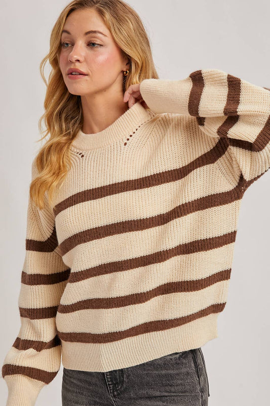 Annalese Chunky Striped Sweater