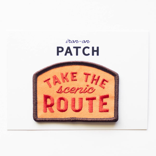 Take the Scenic Route Patch