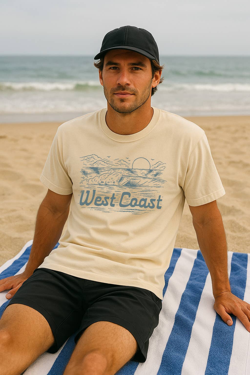 West Coast Wave Tee