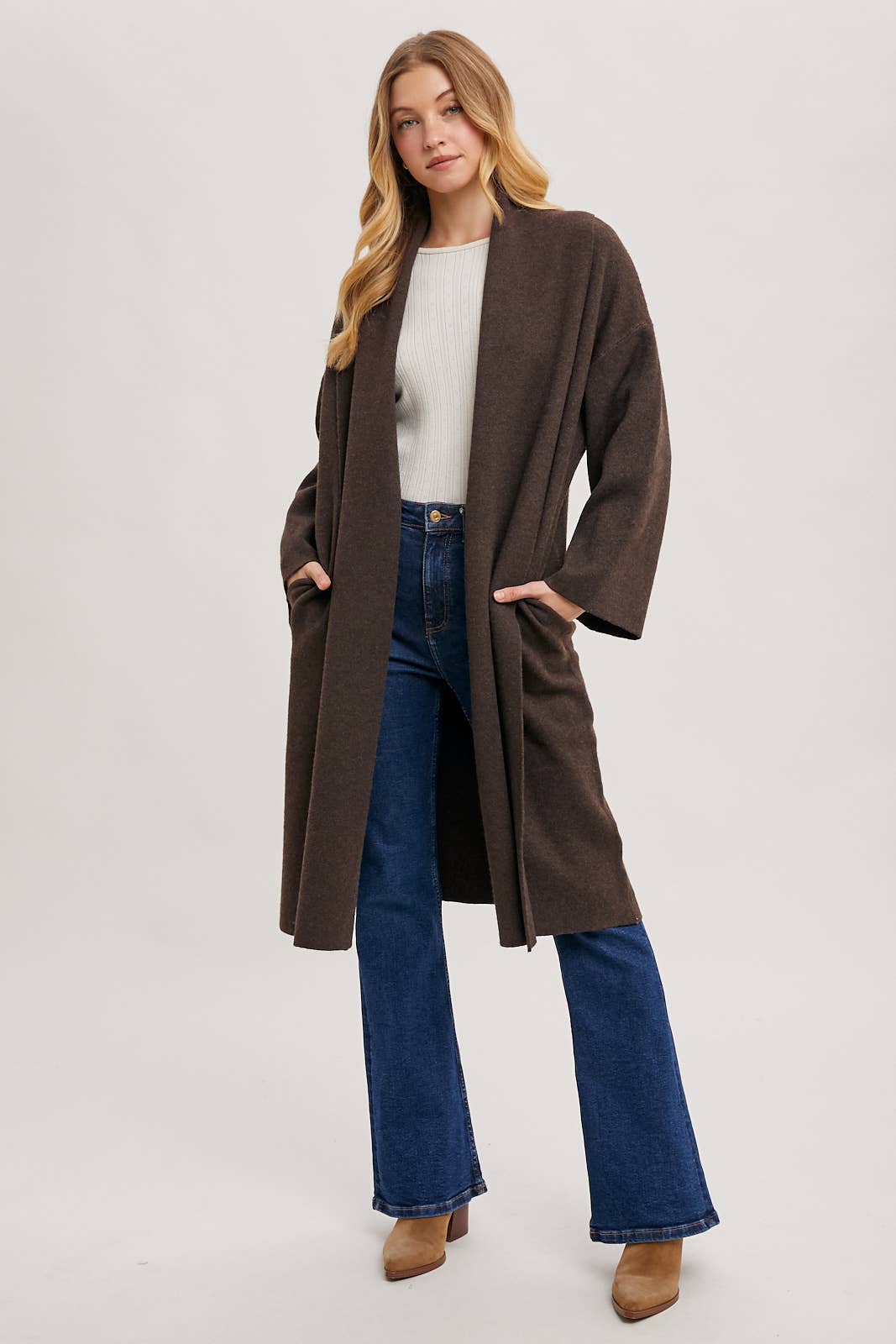 Rylee Open Front Cardigan