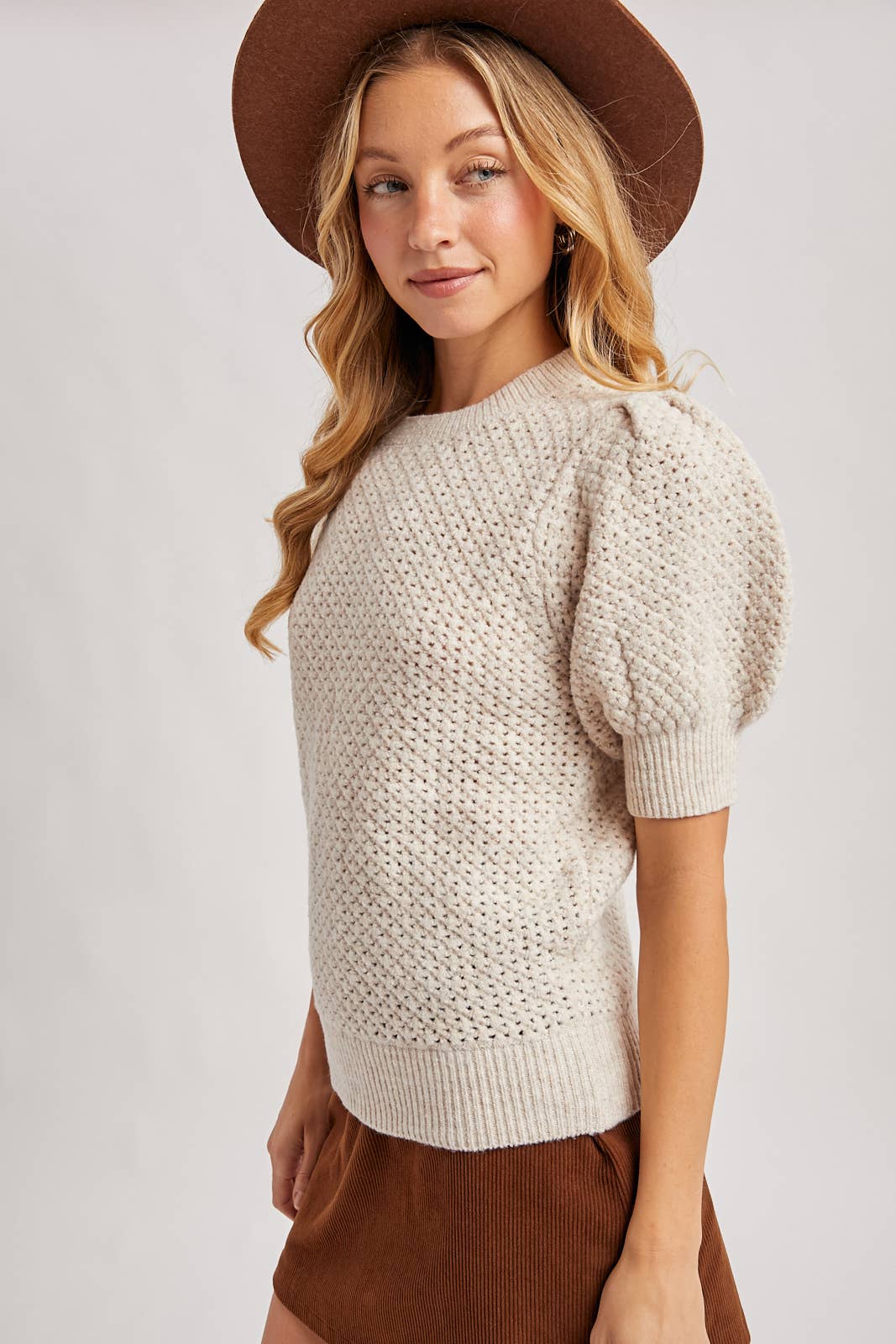 Olivia Open Knit Sweater