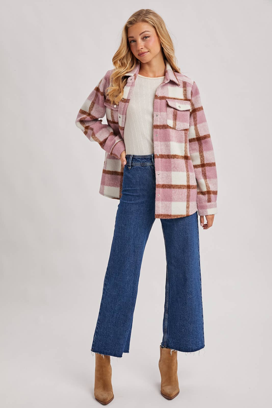 Gina Flannel Shacket