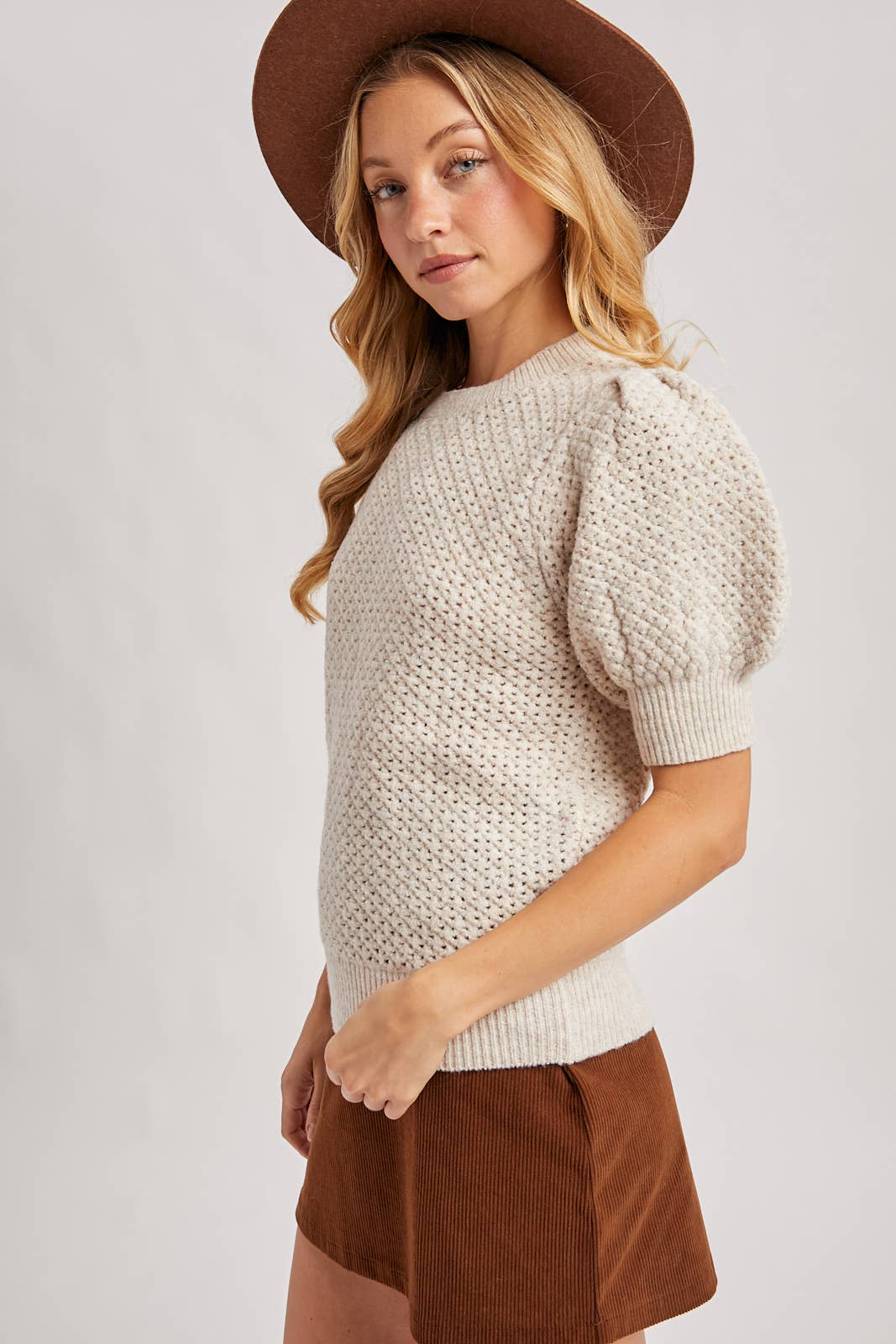 Olivia Open Knit Sweater