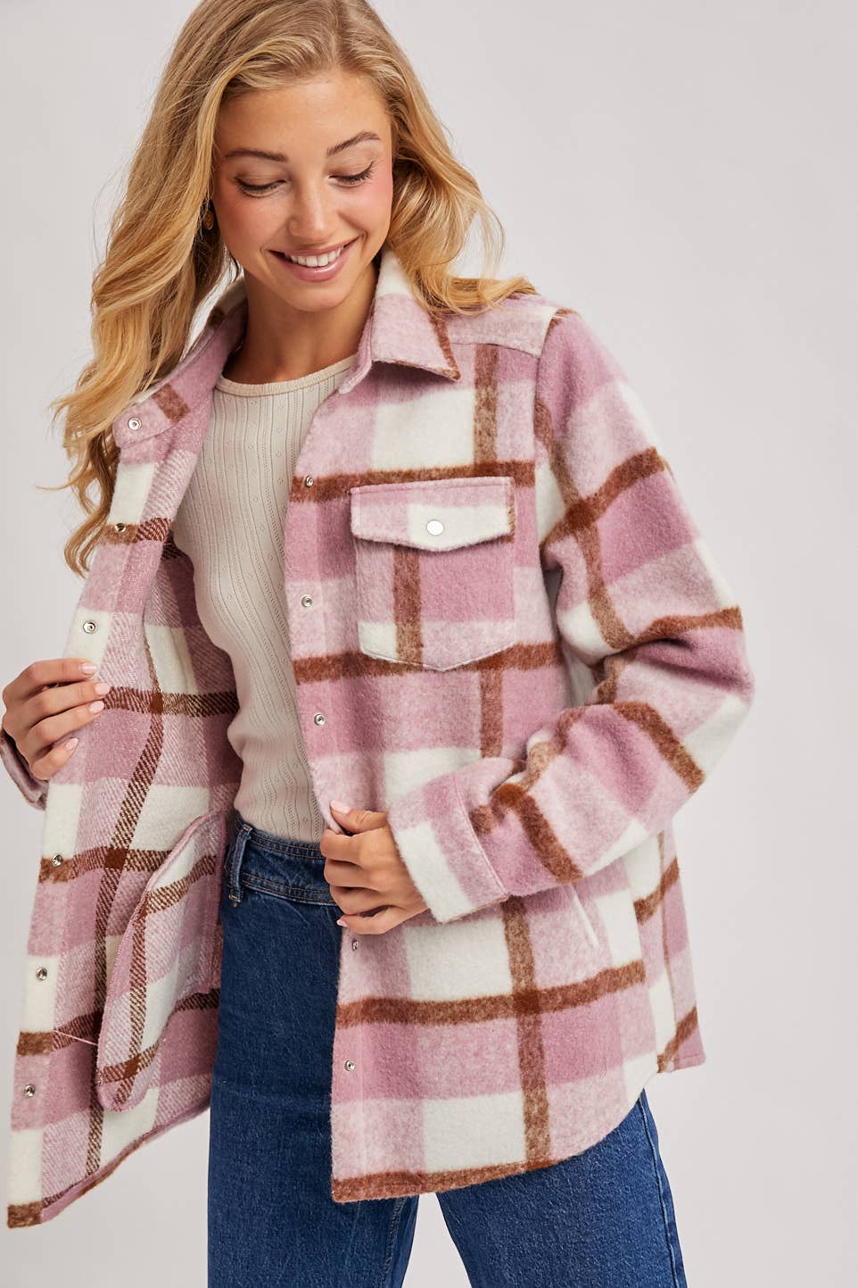 Gina Flannel Shacket