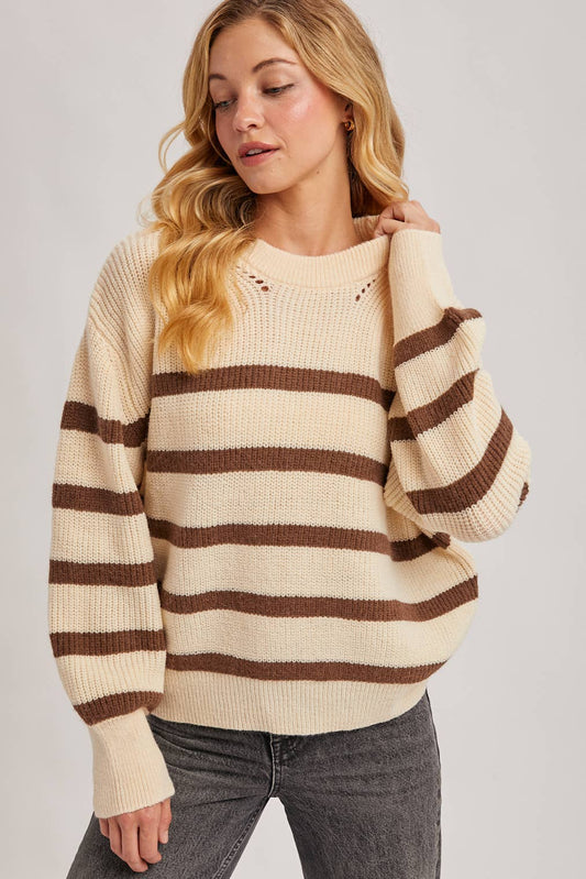 Annalese Chunky Striped Sweater