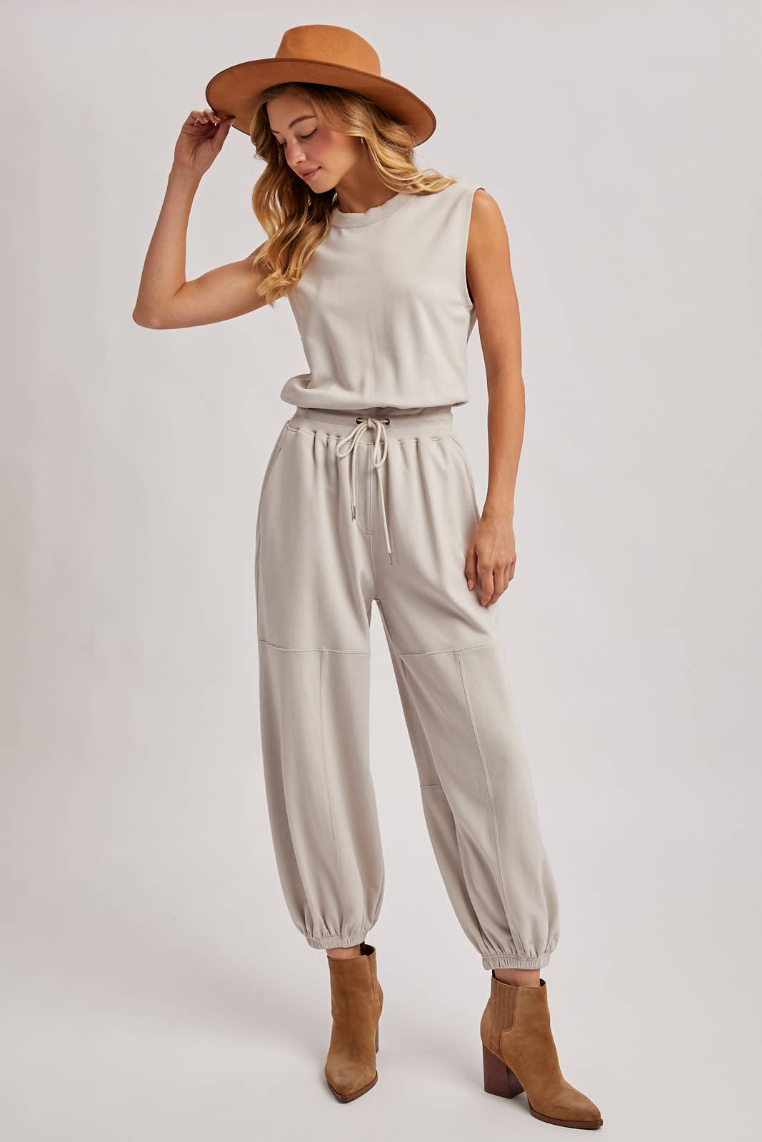 Silvia Drawstring Jumpsuit