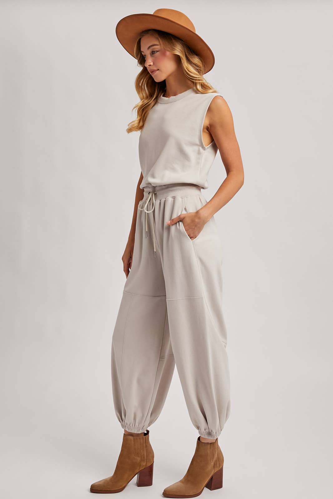 Silvia Drawstring Jumpsuit