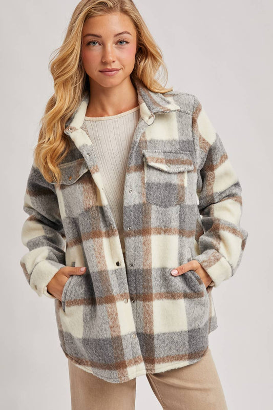 Gina Flannel Shacket