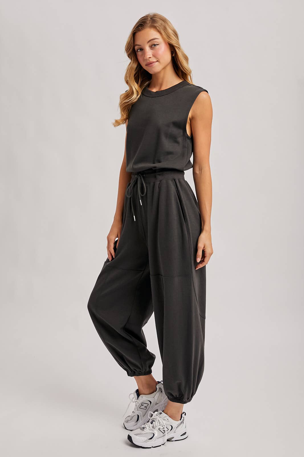 Silvia Drawstring Jumpsuit