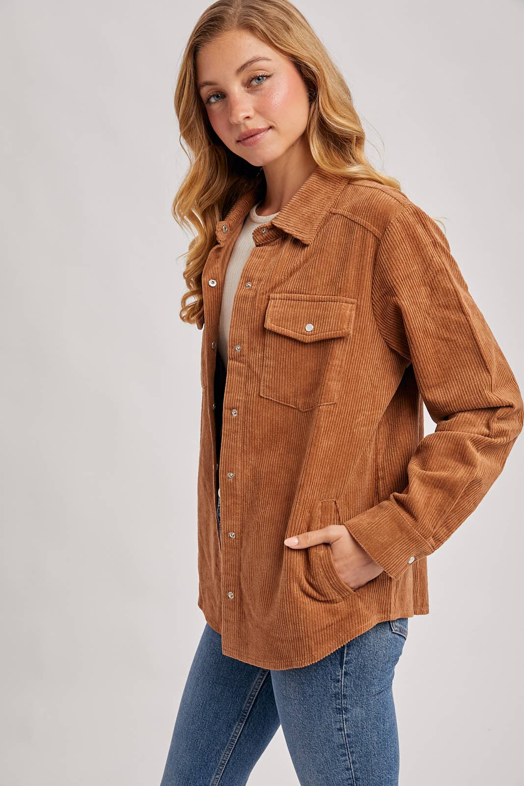 Genie Corduroy Button Down