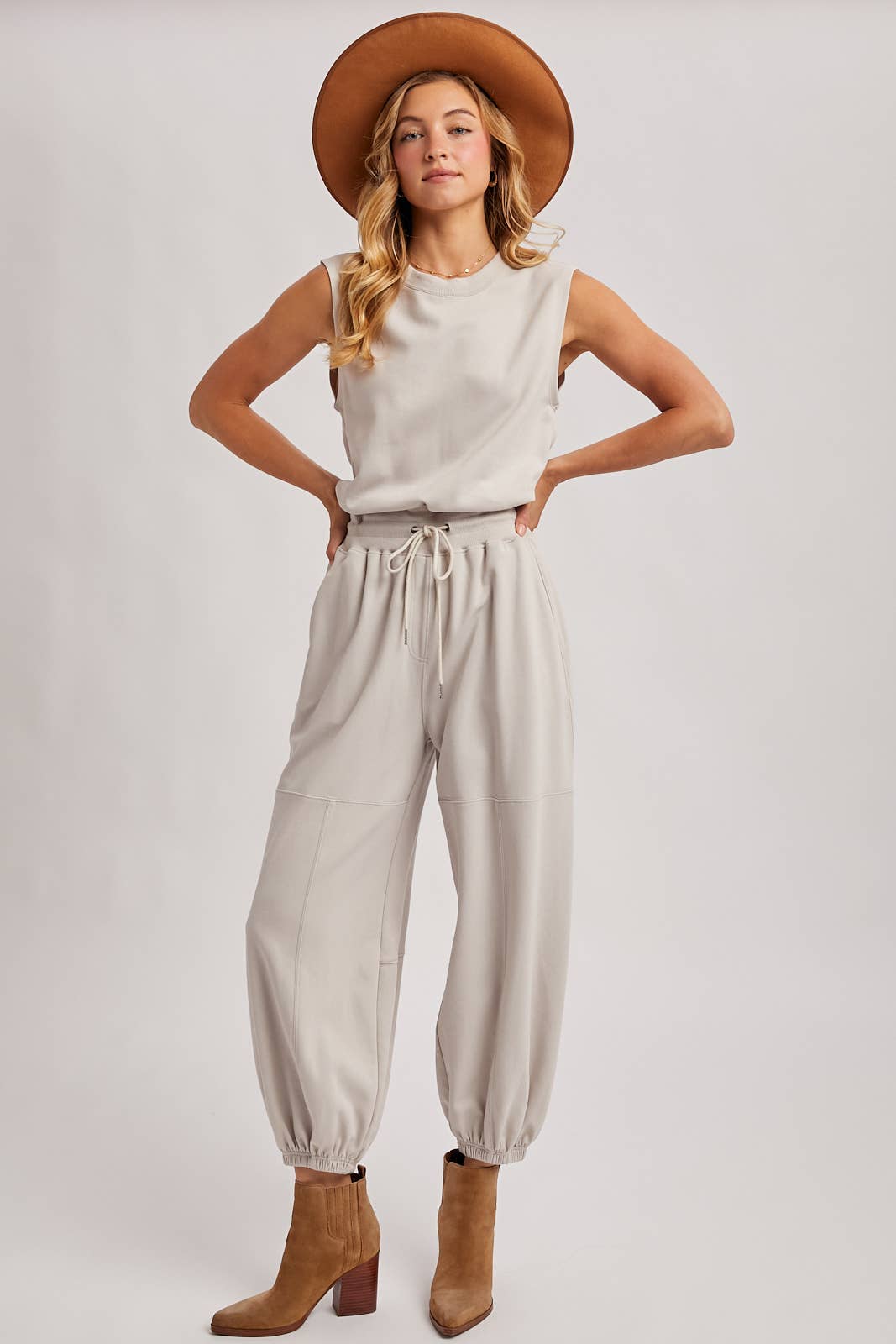 Silvia Drawstring Jumpsuit
