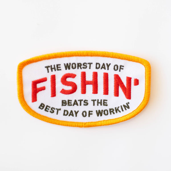 Fishin' Beats Workin' Patch