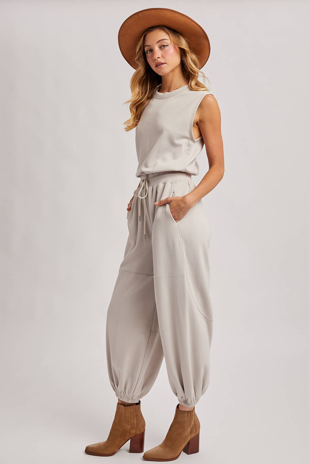 Silvia Drawstring Jumpsuit