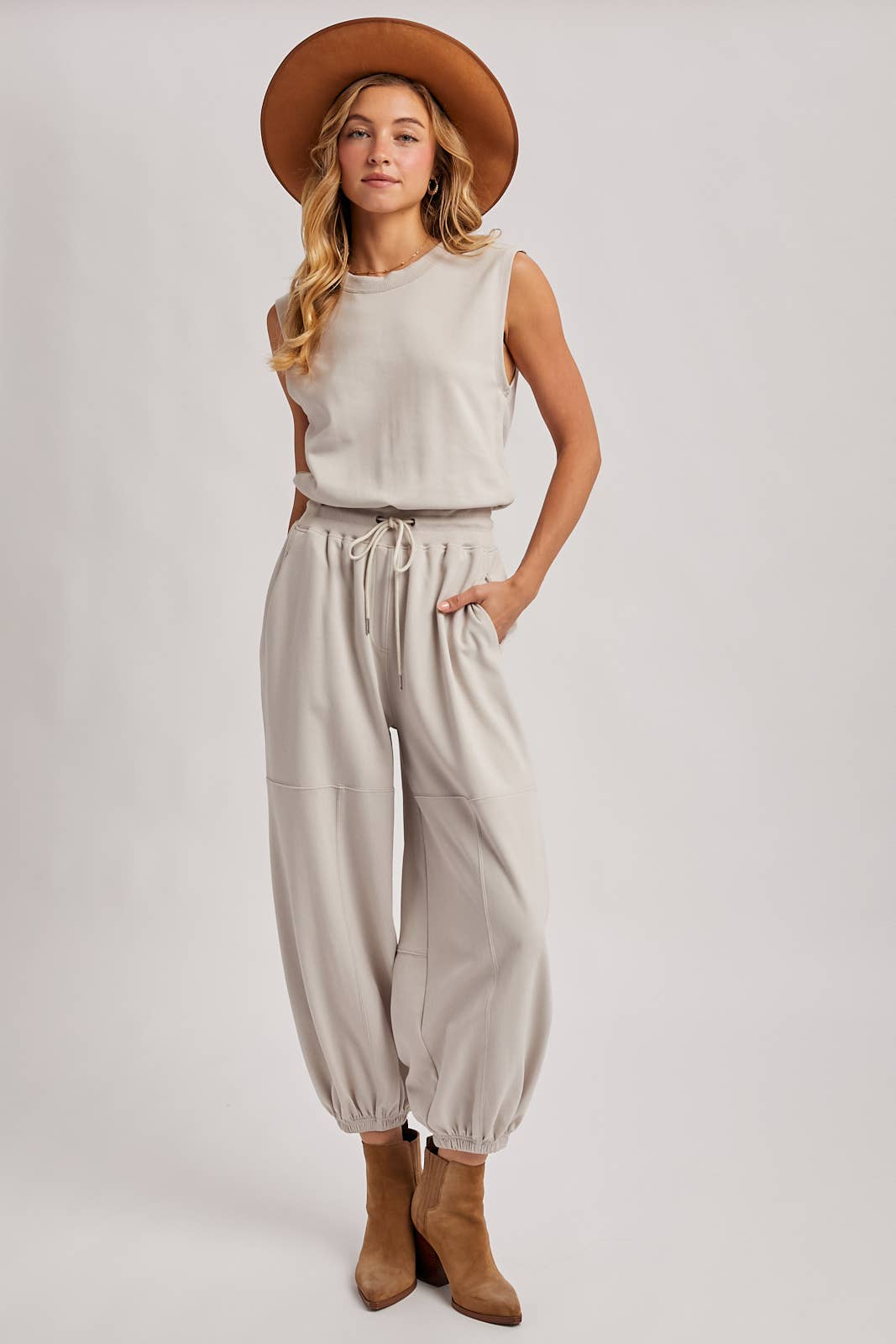 Silvia Drawstring Jumpsuit