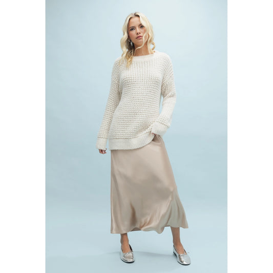 Goldie Textured Lurex Sweater