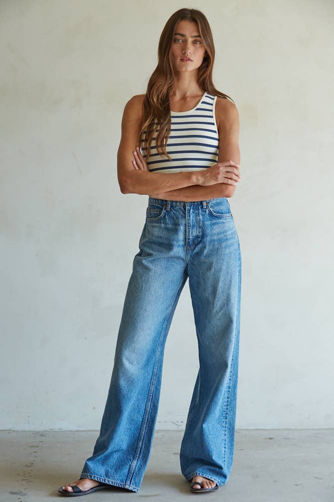 Noelle Striped Racerback