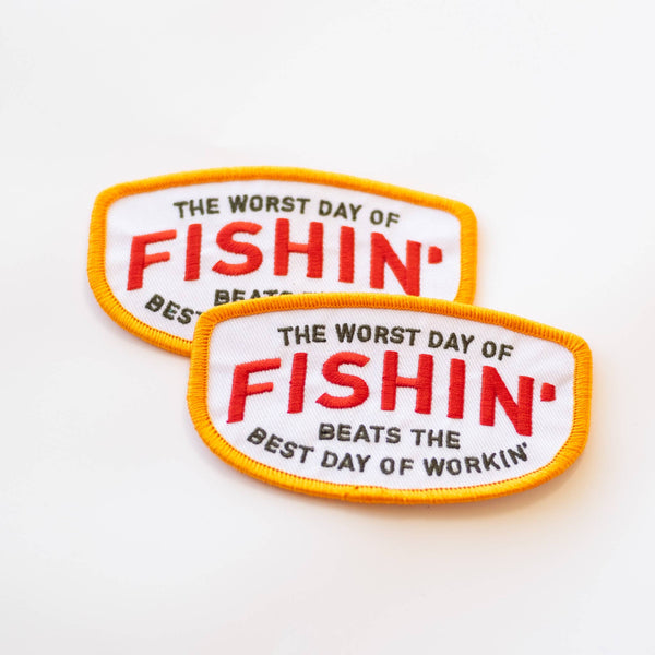 Fishin' Beats Workin' Patch