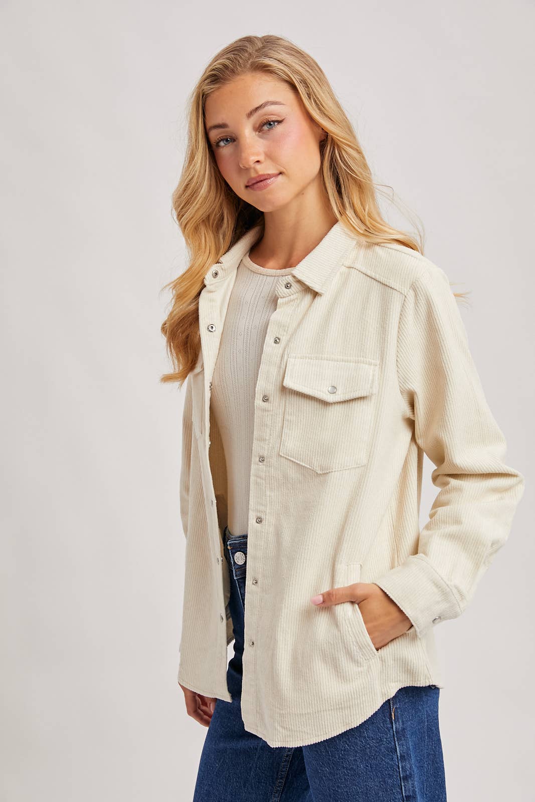 Genie Corduroy Button Down