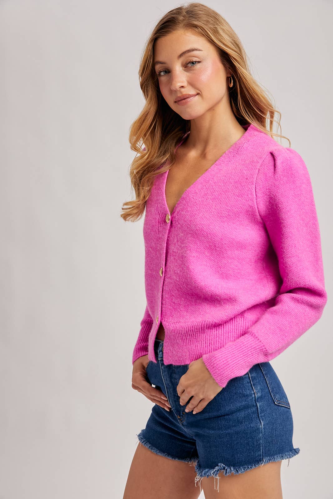 Leena Button Down Cardigan