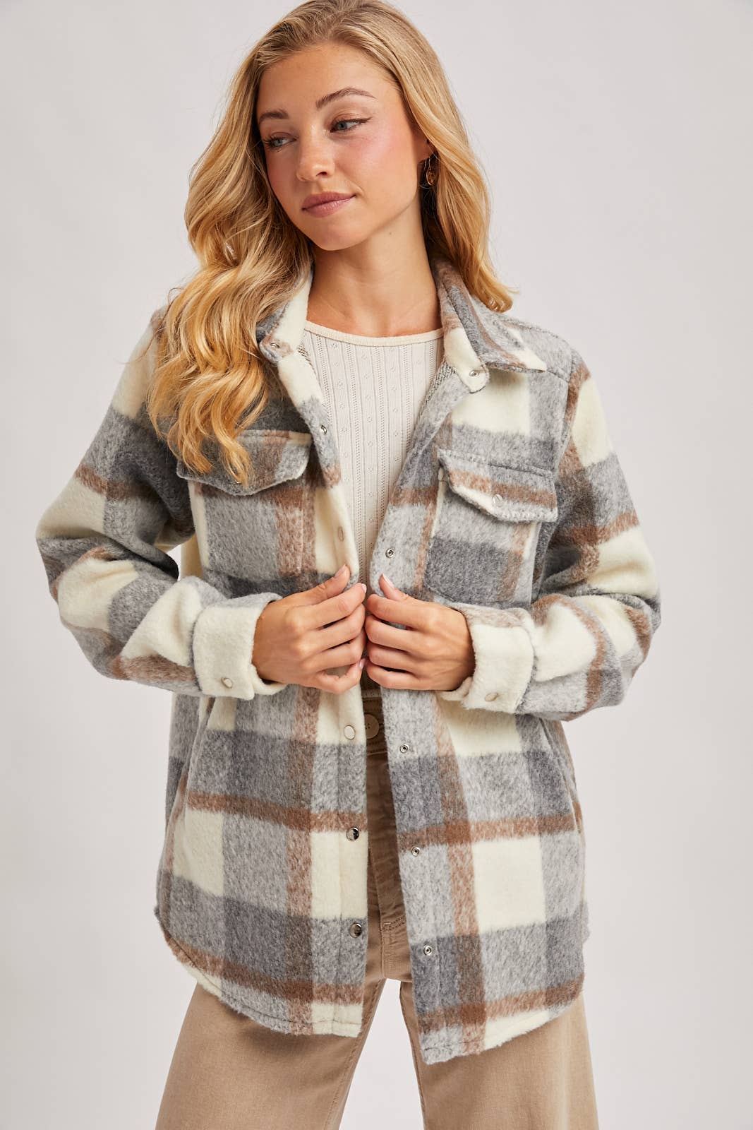 Gina Flannel Shacket