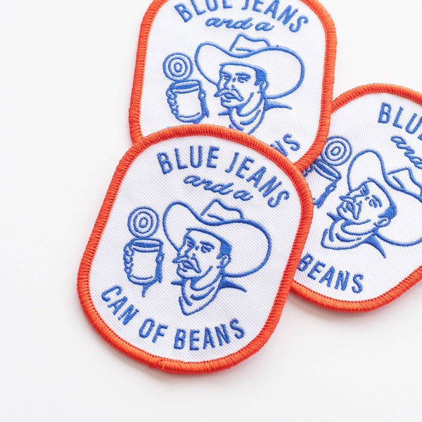 Blue Jeans and a Can of Beans Patch
