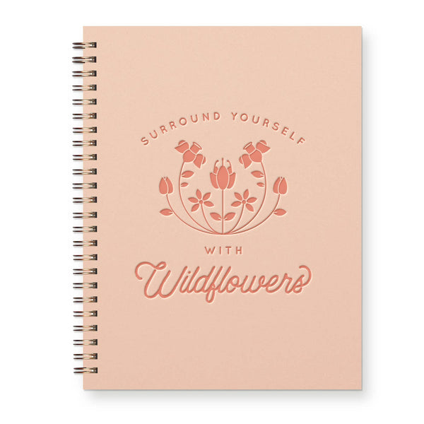 Wildflowers Lined Journal
