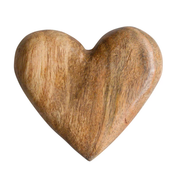 Carved Wood Heart