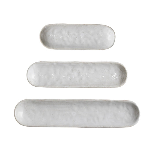 Kallie Oval Stoneware Dish