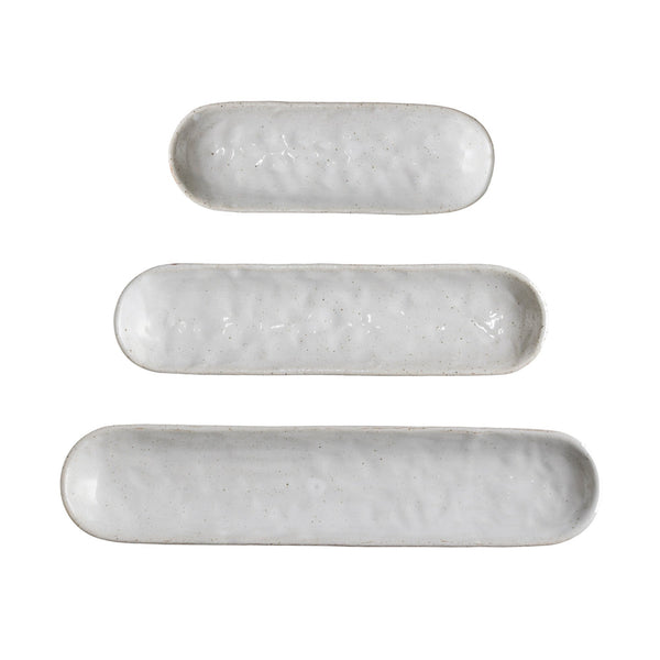 Kallie Oval Stoneware Dish