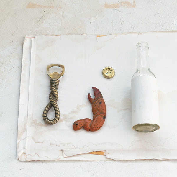 Cast Iron Crab Claw Shaped Bottle Opener