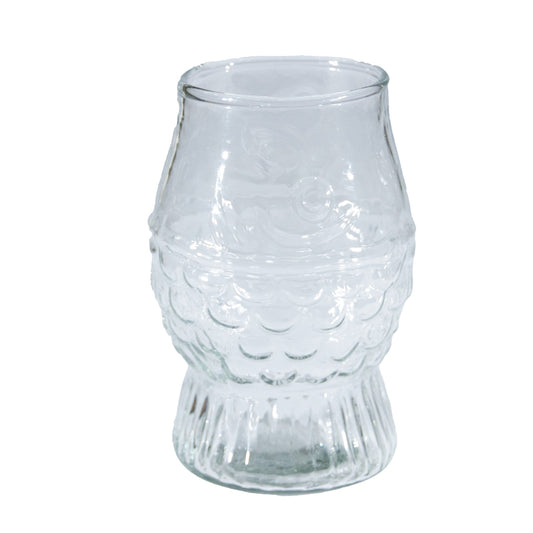 Pressed Glass Fish Glass