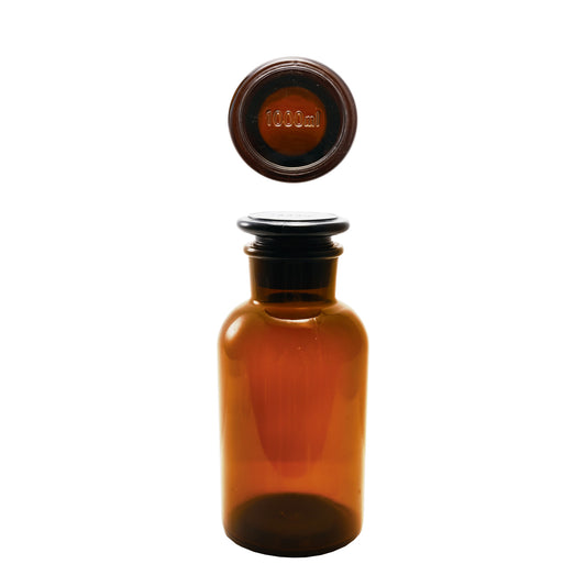 34oz. Amber Pharmacy Bottle