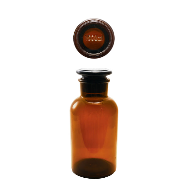 34oz. Amber Pharmacy Bottle