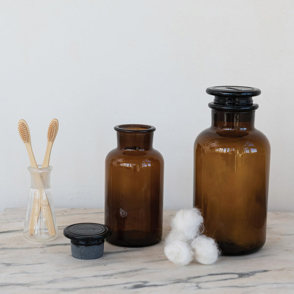 34oz. Amber Pharmacy Bottle