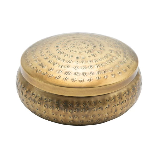 Gillian Brass Trinket Box