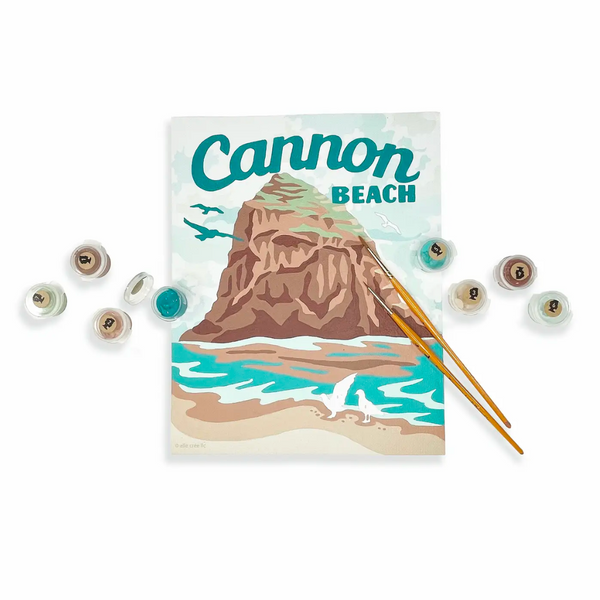 Haystack Rock / Cannon Beach Paint-by-Number Kit