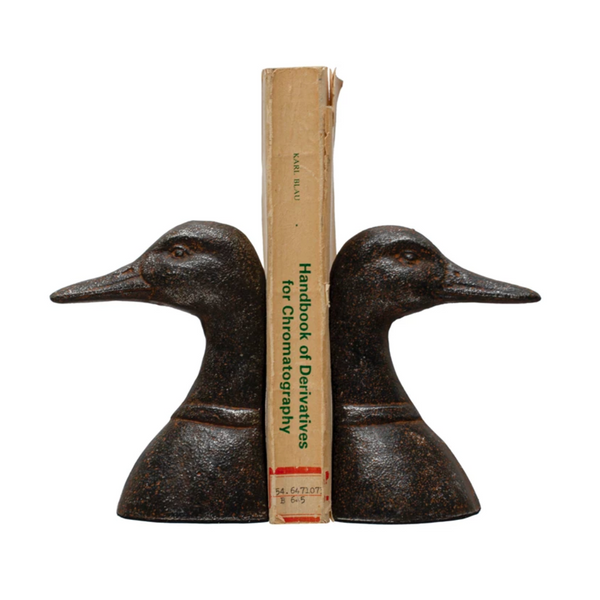 Mallard Cast Iron Bookends