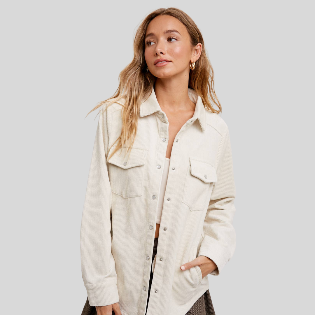 Genie Corduroy Button Down