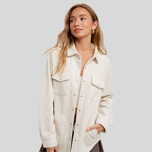 Genie Corduroy Button Down