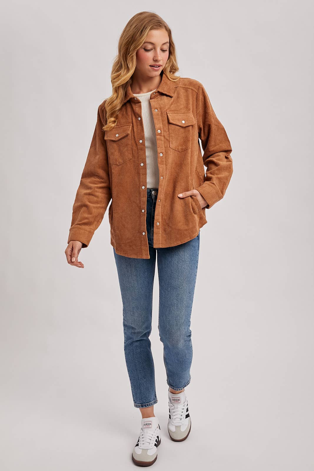 Genie Corduroy Button Down